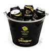 Strongbow Black Metal Ice Bucket Party Drinks Holder Chiller Cooler