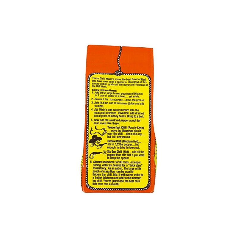 Original Six Gun Chili Mixin's Spice Mix, 4 Ounces, Pack