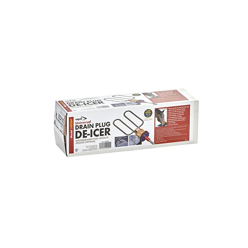 API® Stock Tank Water De-Icer | Universal Drain Plug De-Icer