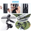 HLOGREE 30 Pack -6 inch Black Bungees Balls Cord,Tent Bungee,