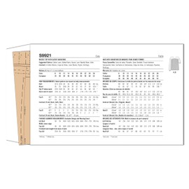 SIMPLICITY Sewing Pattern SS9921Y5 Misses' Top with Sleeve Variations Y5 (18-20-22-24-26)