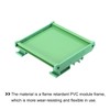 sourcing map PCB DIN Rail Mount Carrier PCB Mount Holder