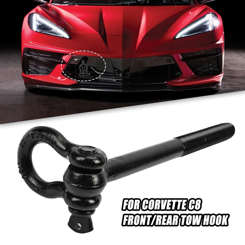 BILLFARO Tow Hook,Alloy Steel Front Rear Bumper Mid Engine Trailer