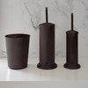 Bath Bliss Bathroom Accessories 3 Piece Trash Can, Plunger &