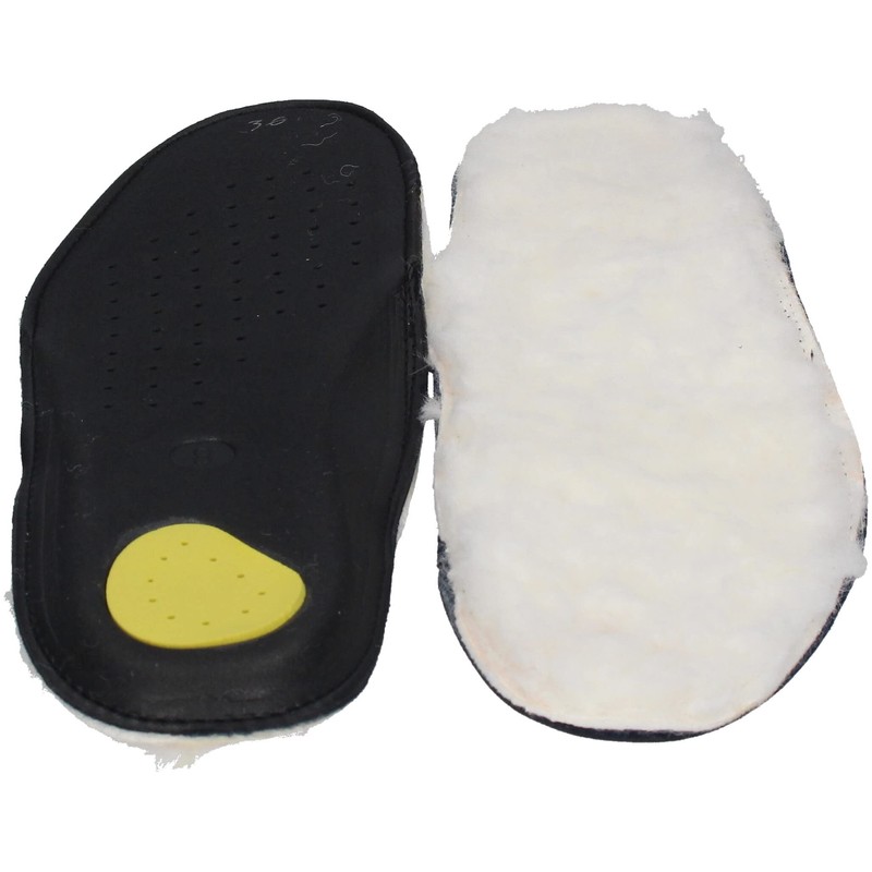 Brand Stone Sheepskin Insoles for Thermal Models, white