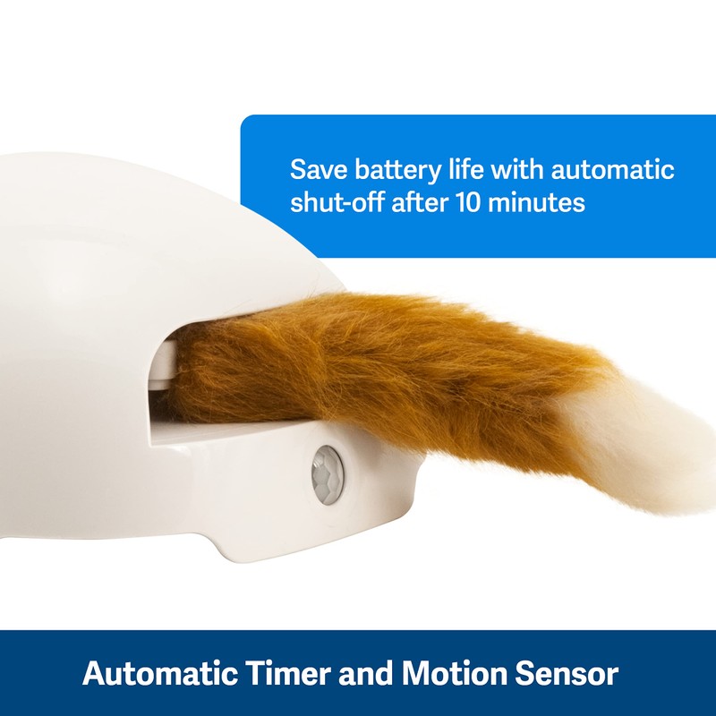 PetSafe Fox Den Automatic Interactive Cat Toy,White