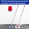 Spin Mop Replacement Handle Compatible with O Cedar Mop Replace