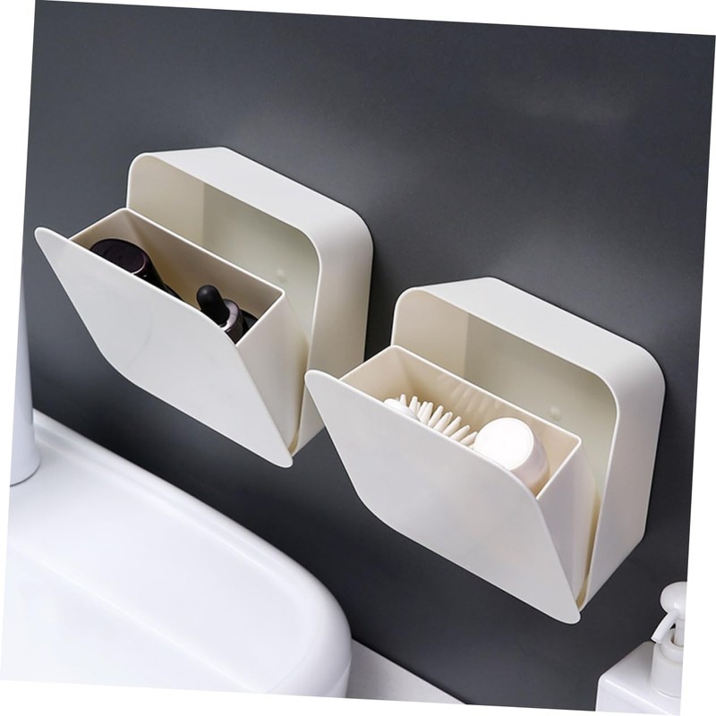 Ipetboom Wall Mounted Multi Purpose Storage Box for Cosmetics Personal