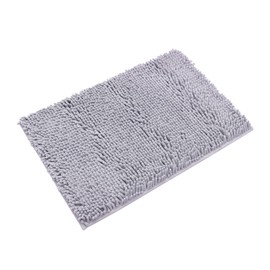Non-Slip Bath Rug,Extra Soft Microfiber Bedroom Shag Carpet with Anti-Slip Backing,Water/Dust Absorbent Fast Dry Shower Mat,Sound Insulated Stairs Pad,Machine Washable (Darkgrey,20x24 Inches)