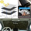 Windshield Sunshade Compatible with Fiat 500 2010-2024 ，Front Window Sun