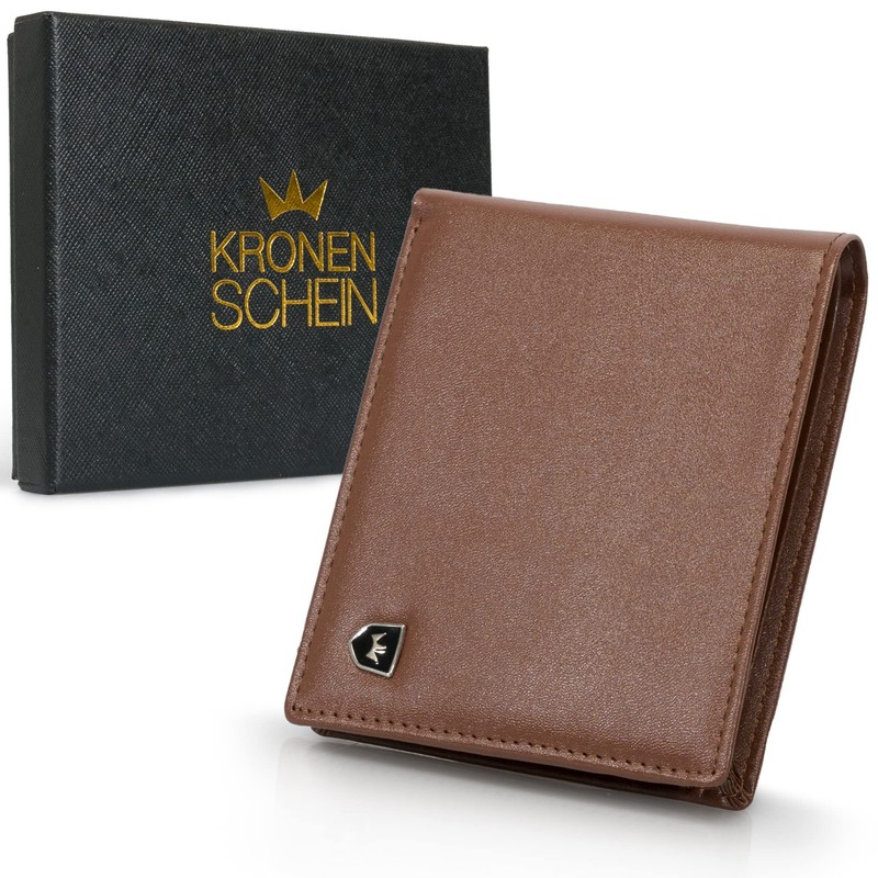Kronenschein® Wallet Made of Nappa Leather, RFID Protection Premium Men’s