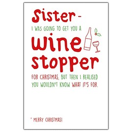 Sister Christmas Card, Funny Christmas Cards Sister, Xmas Card For Sister, Sister Christmas Card For Her Funny, Christmas Cards Sister