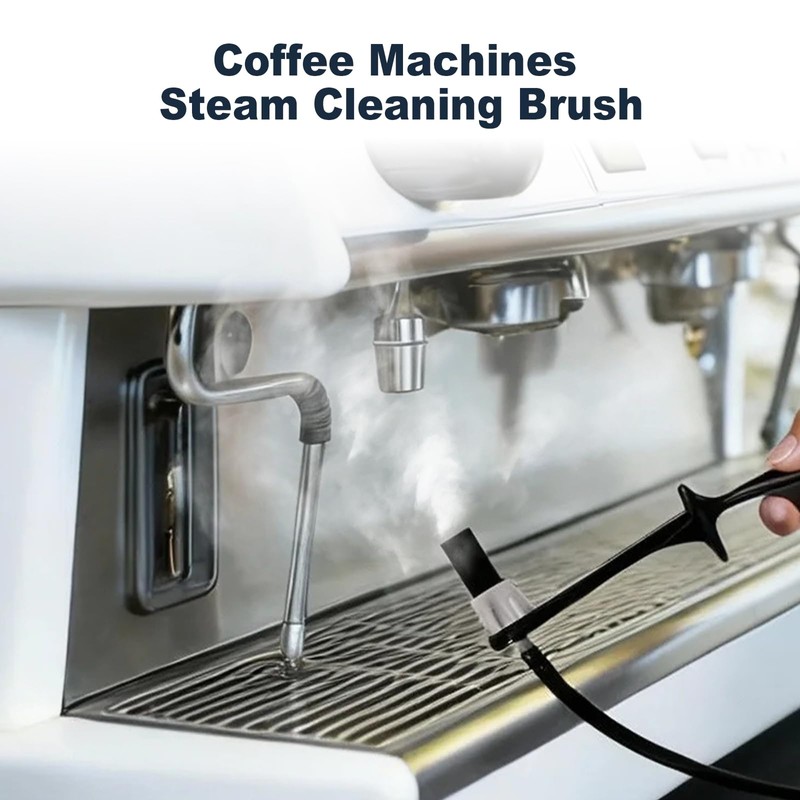 Abeskch Coffee Machines Steam Cleaning Brush,Featuring a Scoop-Shaped end and