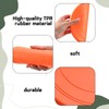 Bansusu Dog Frisbee Toy Set, 2-Pack Non-Toxic Rubber Flying Discs,