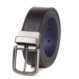 SAMBATA Cinturón para mujer y hombre, talla grande, alto y regular, Cinturón reversible 02, Waist Size: 44"-47"