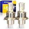 AUTOONE 9003 Bulb 6000K White with Cooling Fan, H4/HB2 Halogen