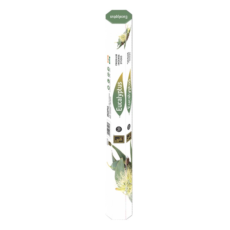 ZED BLACK Premium Eucalyptus Natural Incense Sticks - 20 Sticks
