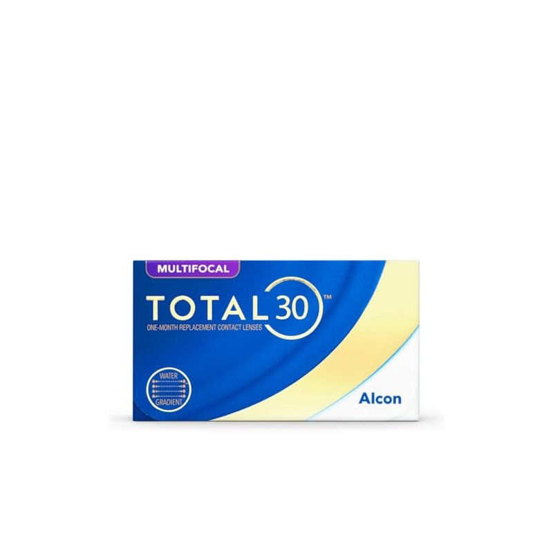 TOTAL30 Multifocal Monthly Lenses, Pack of 6, BC 8.4 mm,