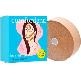 Kinesio - Cinta para levantamiento de cara y cuello, liberación miofascial antiarrugas