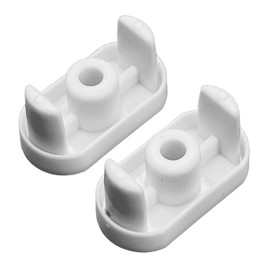 OHIY 2 pcs Champion Bottom Rail End Cap for Cordless 1" Horizontal Deluxe Blinds 240612 White
