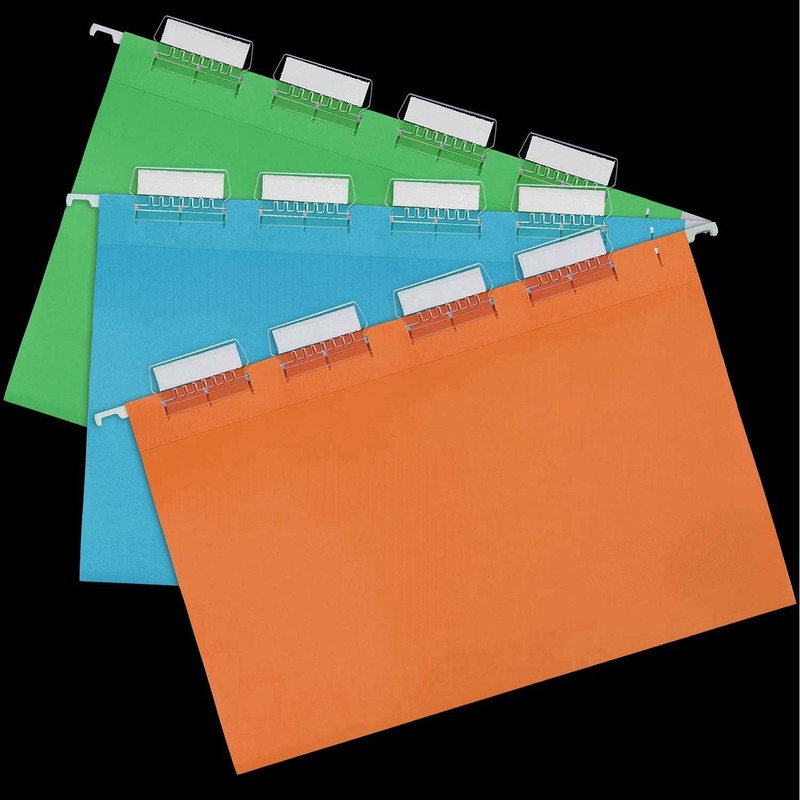YEHEI 120 Sets of Tabs and Hanging File Inserts 2
