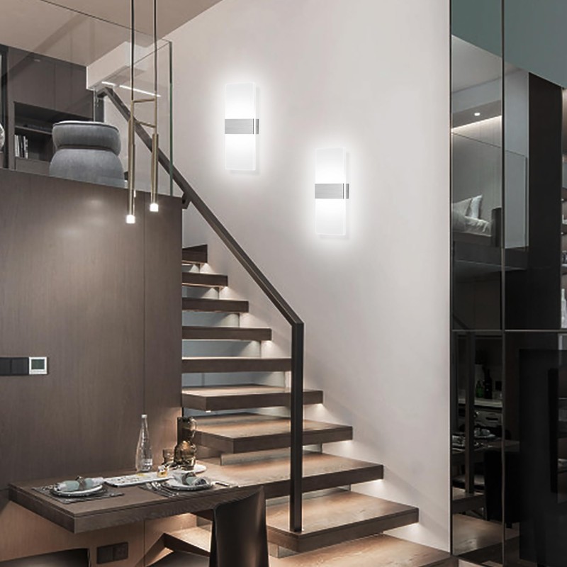 MEHIDFY Wall Sconces Sets of 2, Dimmable Touch Control Wall