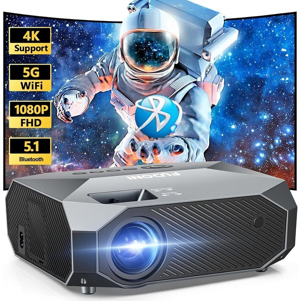 FUDONI 15000L 4K 1080P Projector WiFi Bluetooth Mini LED Home