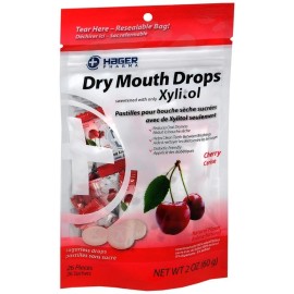 Hager Pharma Dry Mouth Drops Cherry 26 EA