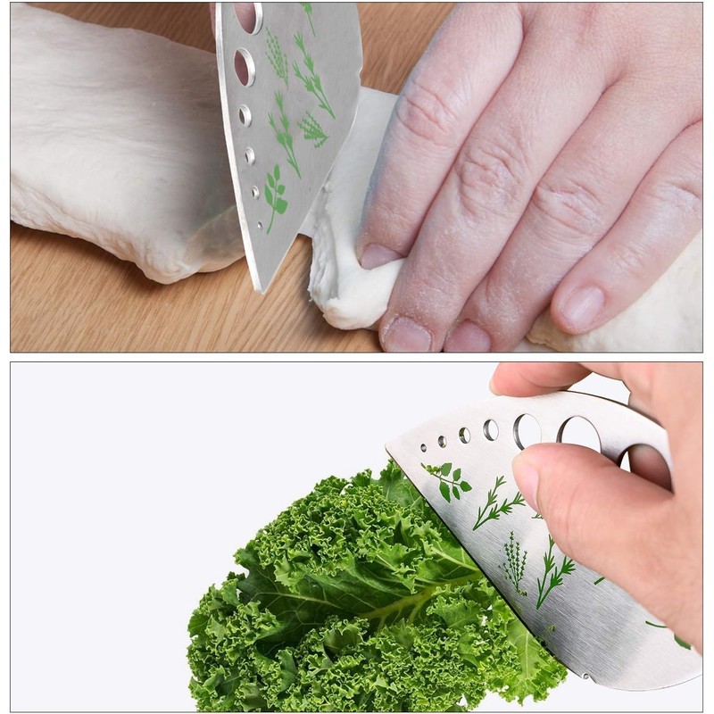 Hsthe Sea 9 Holes Herb Stripper Leaf Stripper Herb Cutter