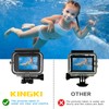 KINGKI 60M/196FT Waterproof Case for Go Pro Hero12 /Hero11 /Hero10