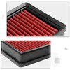 Red Reusable Washable High Flow Drop-in Air Filter Compatible with