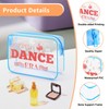 Dance Teacher Gifts Clear Makeup Bag Appreciation Gift for Dance
