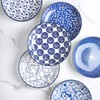 Selamica Porcelain Salad Pasta Bowls, Serving bowls, Microwave & Dishwasher