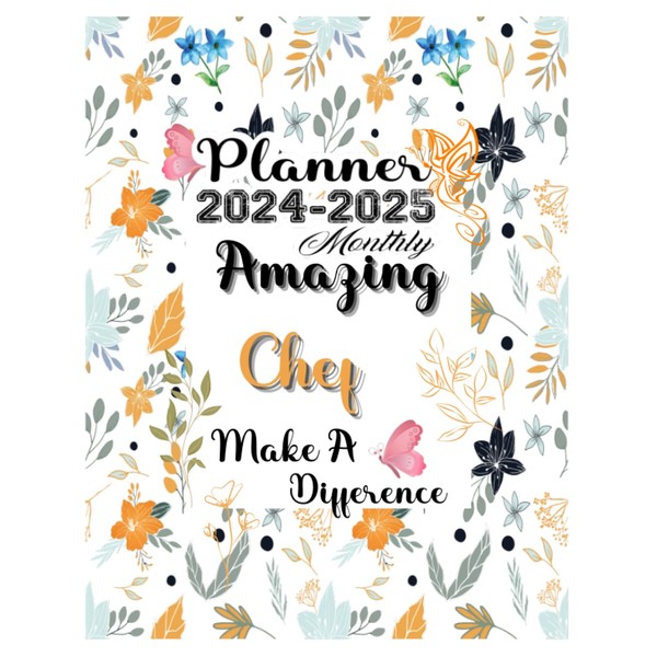 Chef Gift: Planners for Chef: Two Years Monthly Planner &