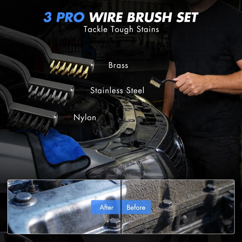28PCS Car Detailing Kit Interior Cleaner, Car Interior Cleaning Kit