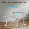 Agilestic Electric Standing Desk, 48 x 24 Inches Height Adjustable