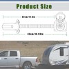 Ruibapa 7 Pin Round to 7 Pin RV Trailer Adapter,7