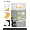 AUTELO 12" Flush Mount Ceiling Light, 3CCT LED Light Fixtures