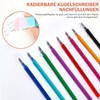 Pack of 24 Erasable Ink Gel Pens, Refills Compatible with