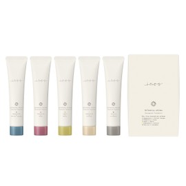ines Botanical Aroma (Scalp Care Treatment), 5 Assorted Scents, Functional Aromas, Scalp Beauty, Scalp Care, 1.4 oz (40 g) x 5, (1), Peppermint & Bitter Orange, (2), Chamomile & Rose, (3), Lemon & Basil (4), Cedarwood & Coconut (5), Vanilla & Cinnamon