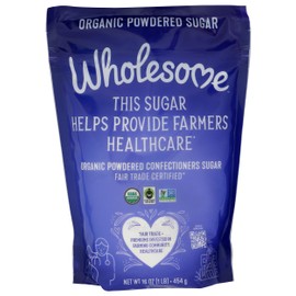 Wholesome Sweeteners, Powdered Sugar, Fair Trade Organic, 1 lb