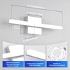 Combuh Modern Bathroom Light Fixtures Over Mirror, 16 Inch IP44