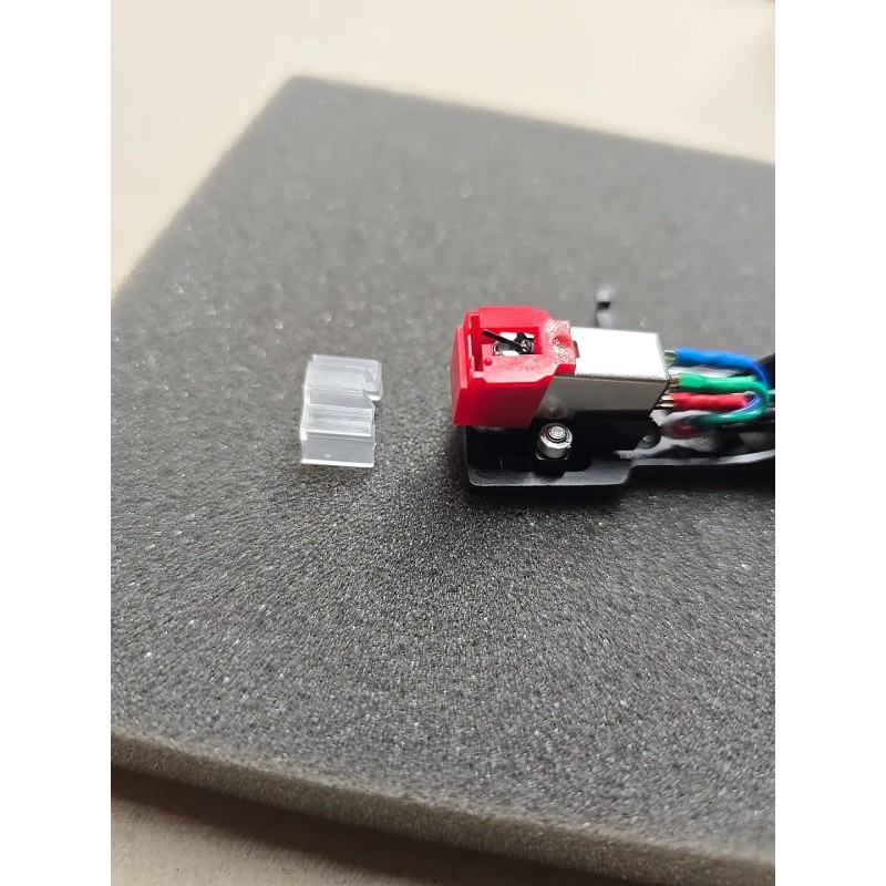 Unbranded AT3600L Cartridge+ Generic RED Diamond Needle +Technics Style HEADSHELL