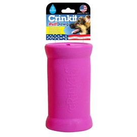 Ruff Dawg Crinkit - Throw and Retrieve Water Bottle Dog Toy, Solid Rubber, Includes Water Bottle, Floats, Recyclable, Made in The USA, 5.5in, up to 40 lbs Dogs