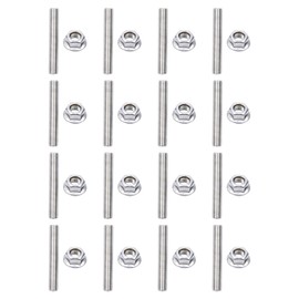 ApplianPar 16 Pcs Stainless Exhaust Manifold Stud Nuts kit for Ford 4.6L 5.4L V8