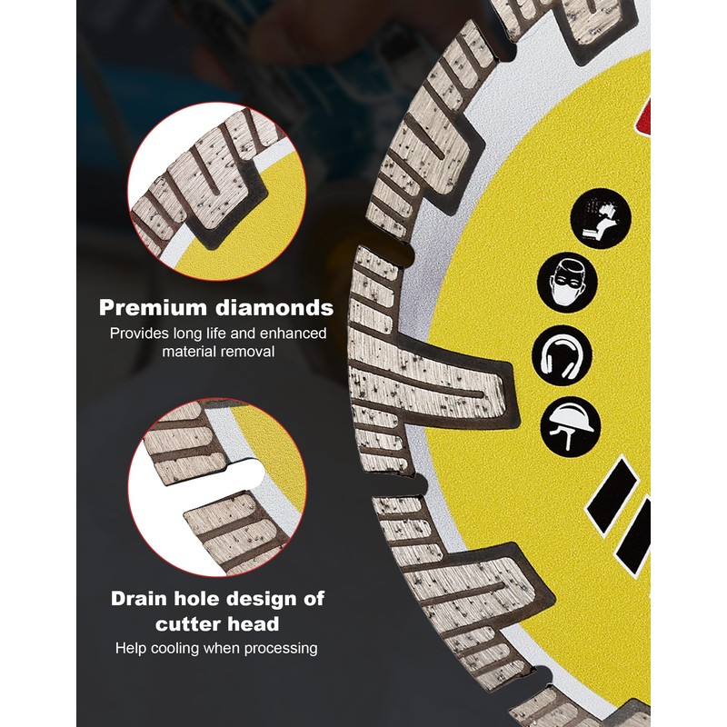 Solidure Diamond Cutting Discs Diameter 150 mm x 22.23 mm