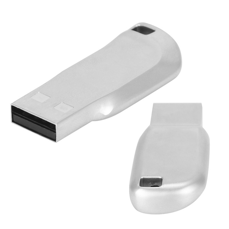 Flash Drive Metal Portable Uncovered 2.0 USB Thumb Memory Stick