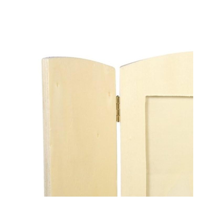 Rayher Wooden Photo Frame, FSC Mix Credit, 18.5x13x0,6cm, w. Folding
