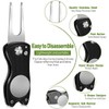 SGERUFZ Golf Repair Divot Fork, Stainless Steel Golf Divot Multifunction