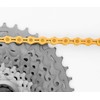 KMC Unisex's X10el Chain, Ti-N Gold, 114 Link